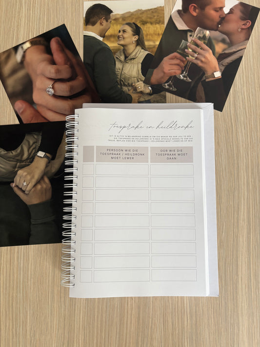 Personalised Wedding Planner Notebook