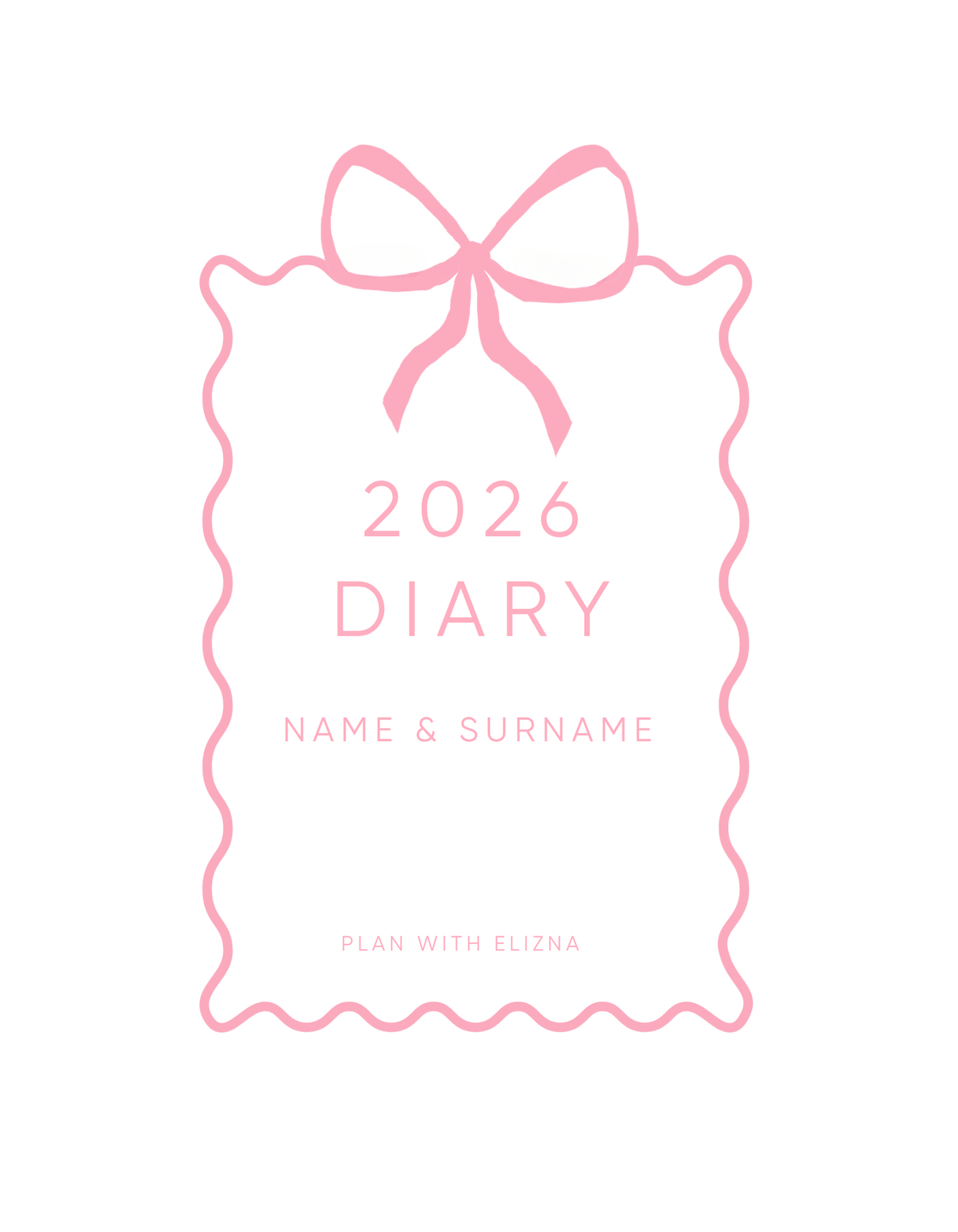 Personalised 2026 Daily Diary - The Megan