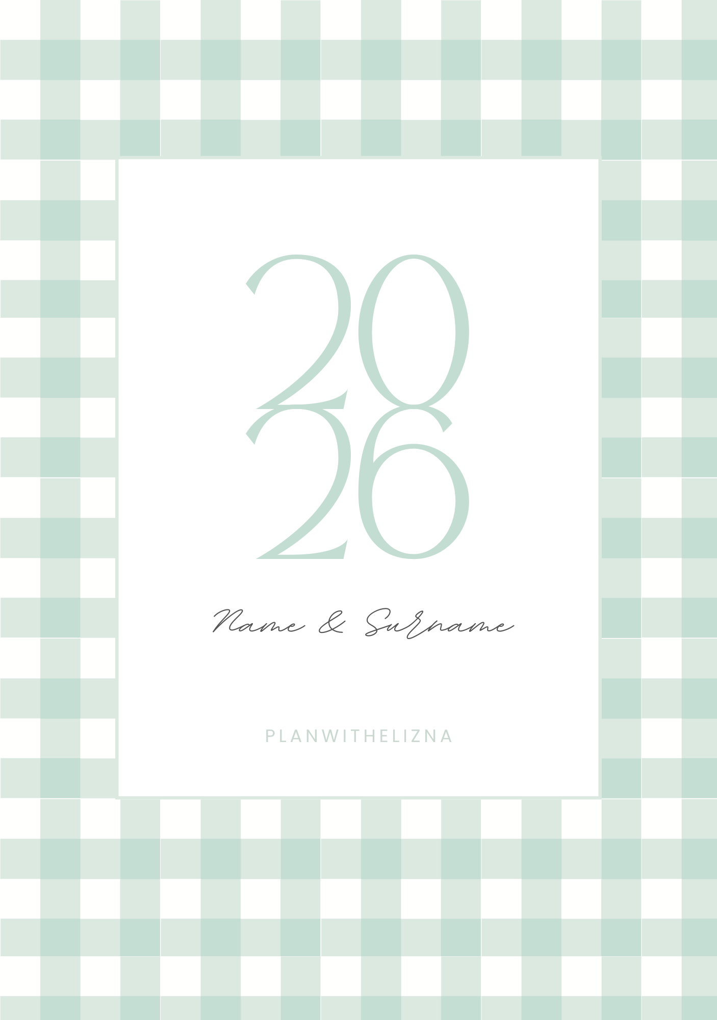 Personalised 2026 Daily Diary - The Alia
