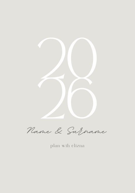 Personalised 2026 Daily Diary - The Talia