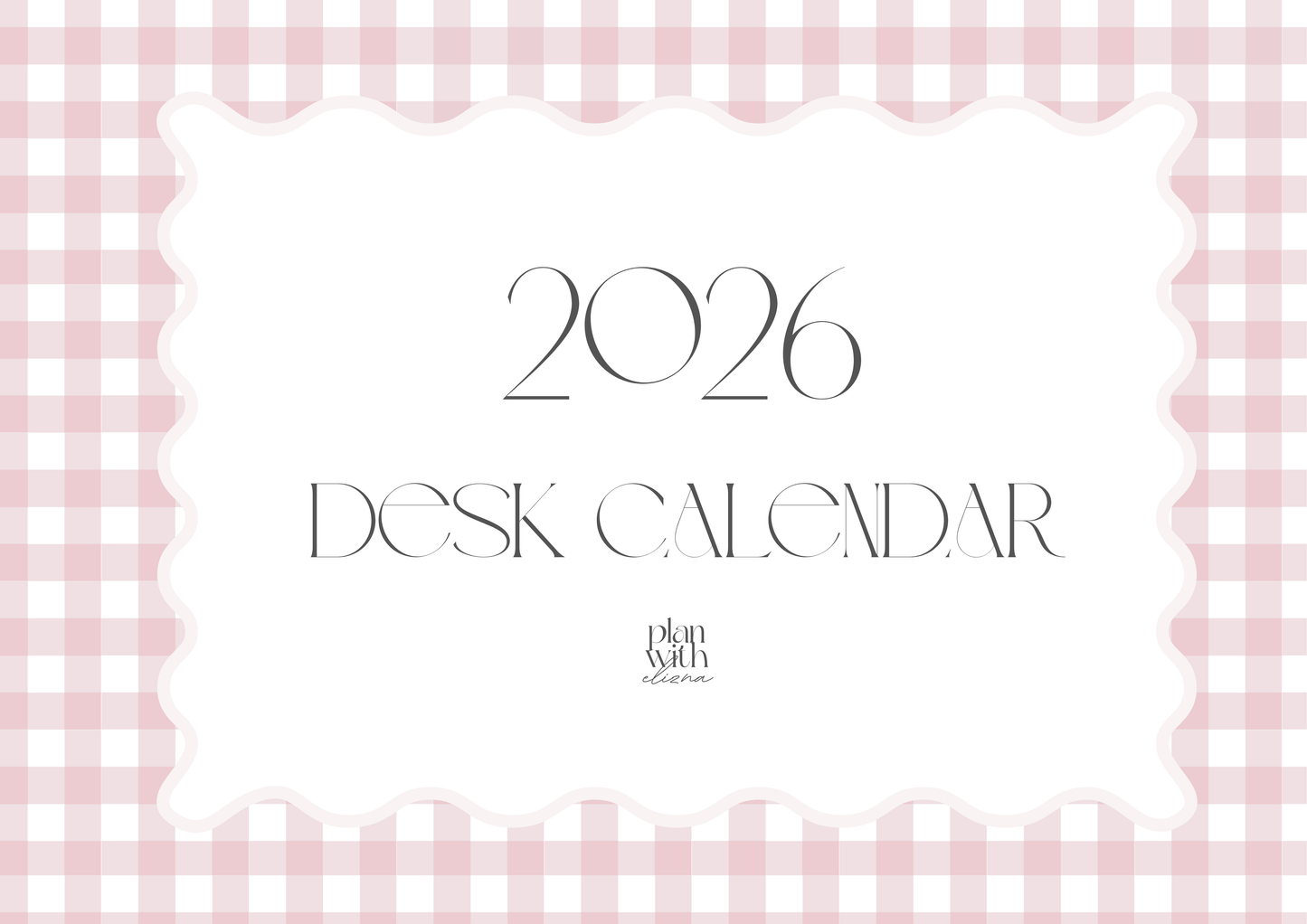 2026 Desk Calendar - Millie
