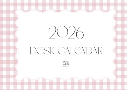 2026 Desk Calendar - Millie