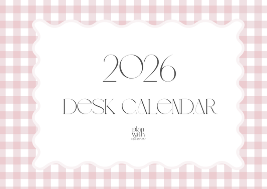 2026 Desk Calendar - Millie