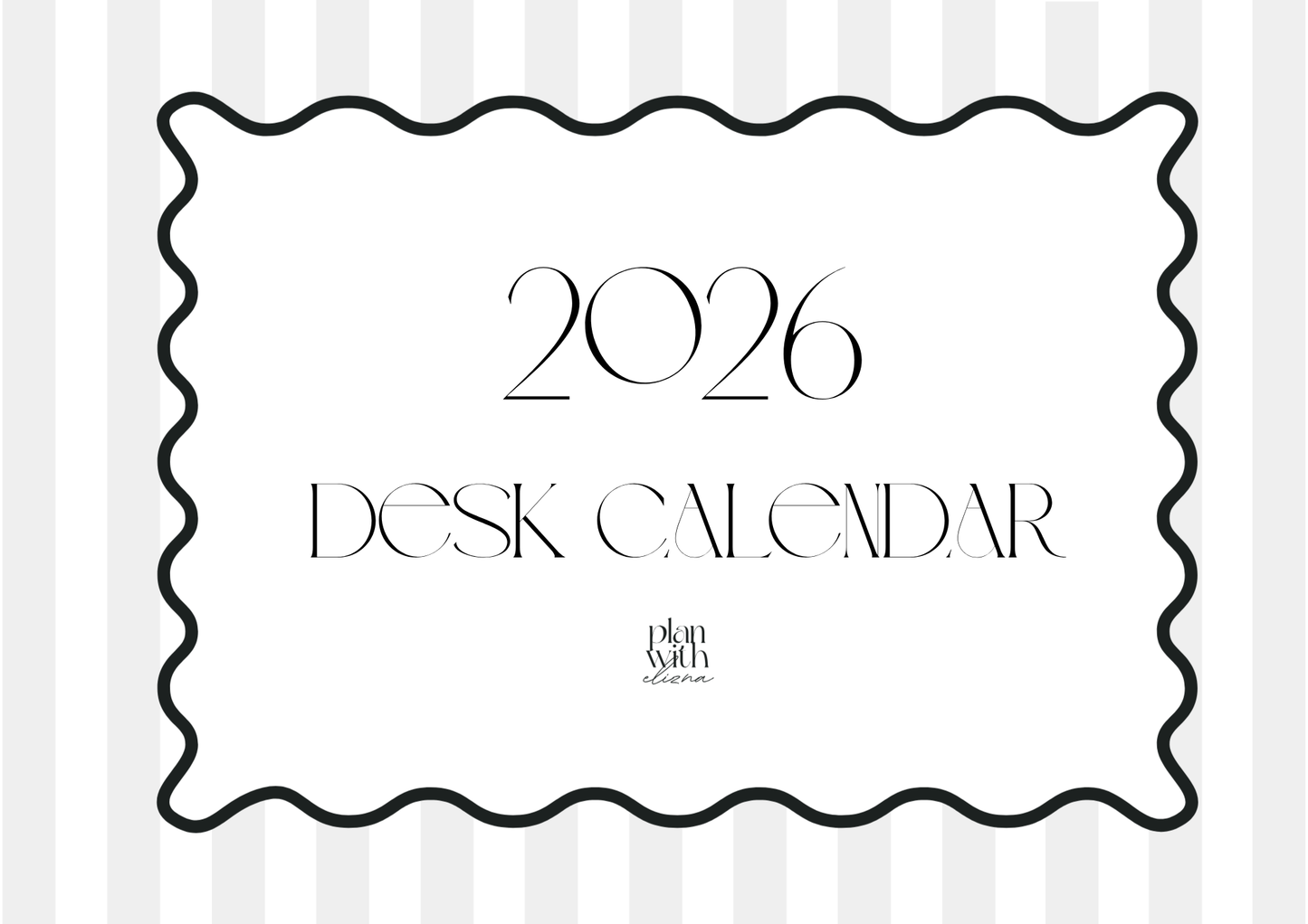2026 Desk Calendar - The Jane