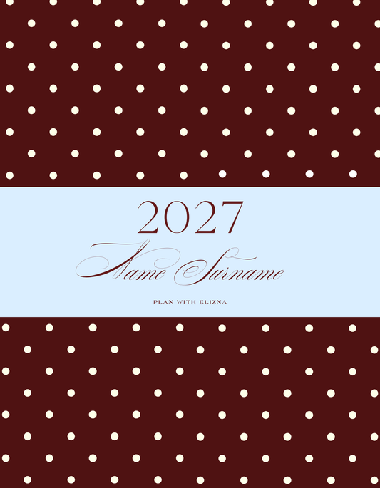 The Zarah - 2027 Weekly Diary