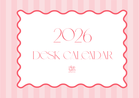 2026 Desk Calendar - The Rosie