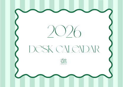 2026 Desk Calendar - The Cecilia