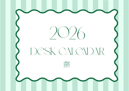 2026 Desk Calendar - The Cecilia
