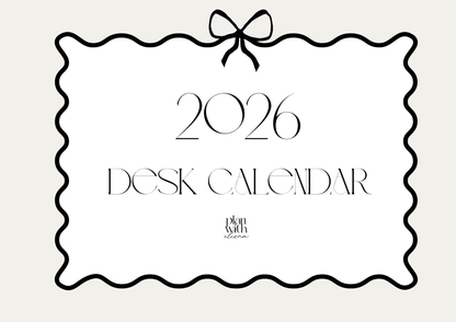 2026 Desk Calendar - Chanel