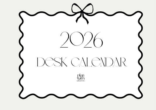 2026 Desk Calendar - Chanel