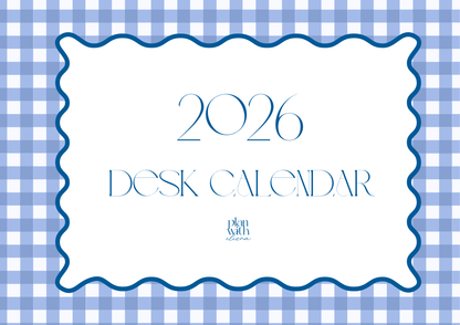 2026 Desk Calendar - Sophia