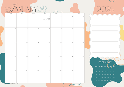 2026 Desk Calendar - Raya