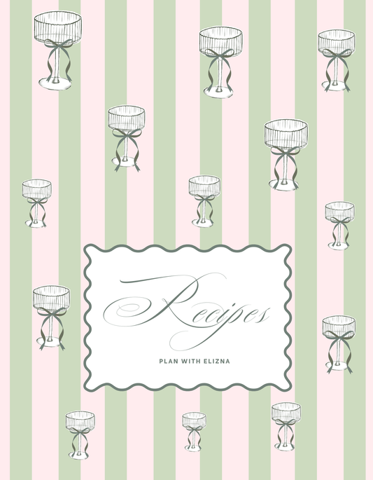Recipe Journal - Rosa