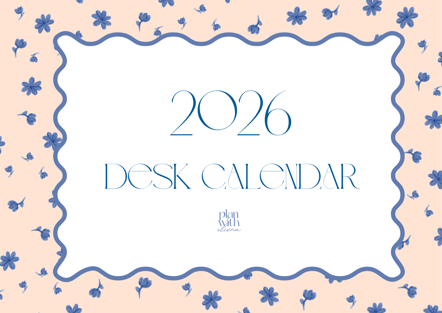 2026 Desk Calendar - Zarah