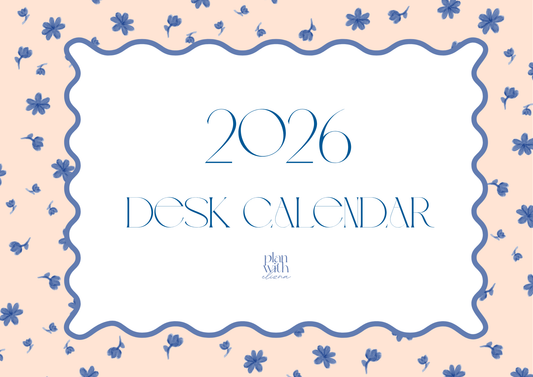 2026 Desk Calendar - Zarah