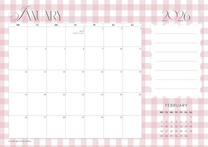 2026 Desk Calendar - Millie