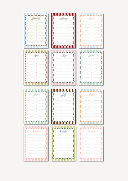 Birthday Calendar