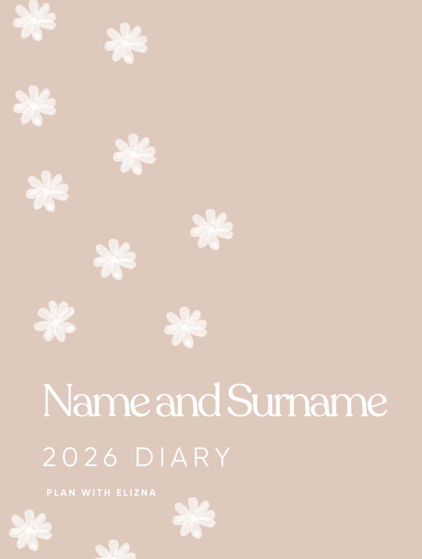 Personalised 2026 Daily Diary - The Anna