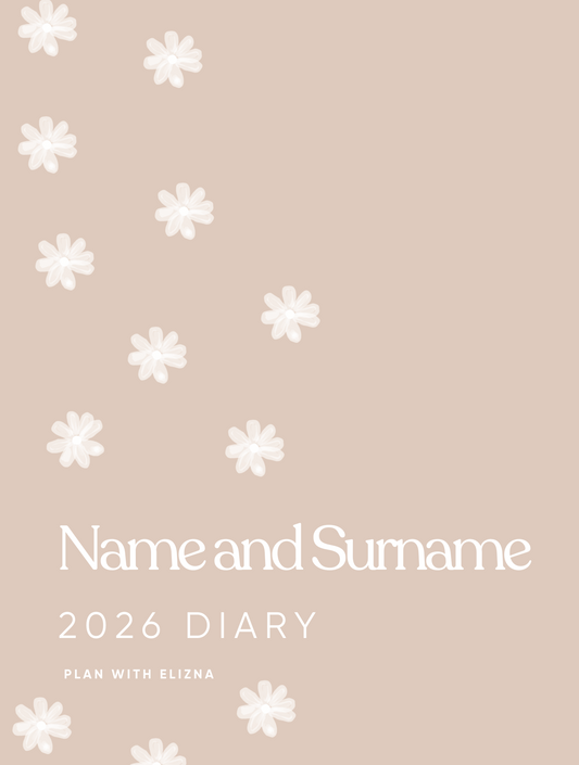 Personalised 2026 Daily Diary - The Anna