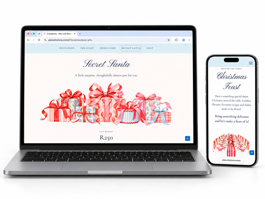 Christmas & Friendsmas RSVP Website