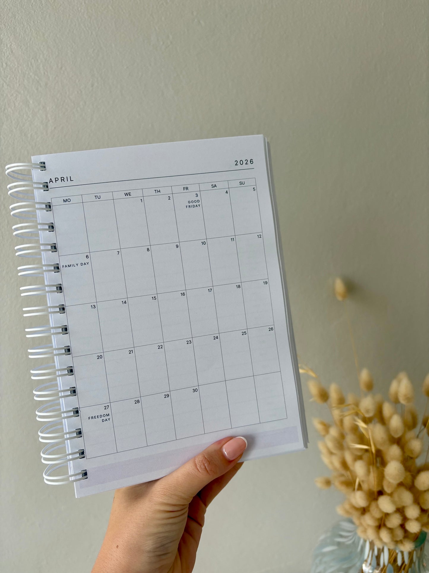 Personalised 2026 Daily Diary - The Anna