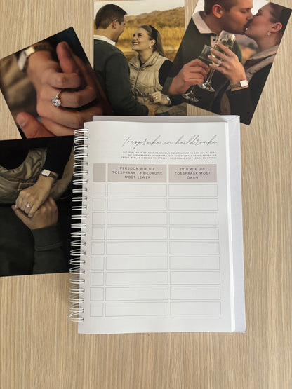 Personalised Wedding Planner Notebook