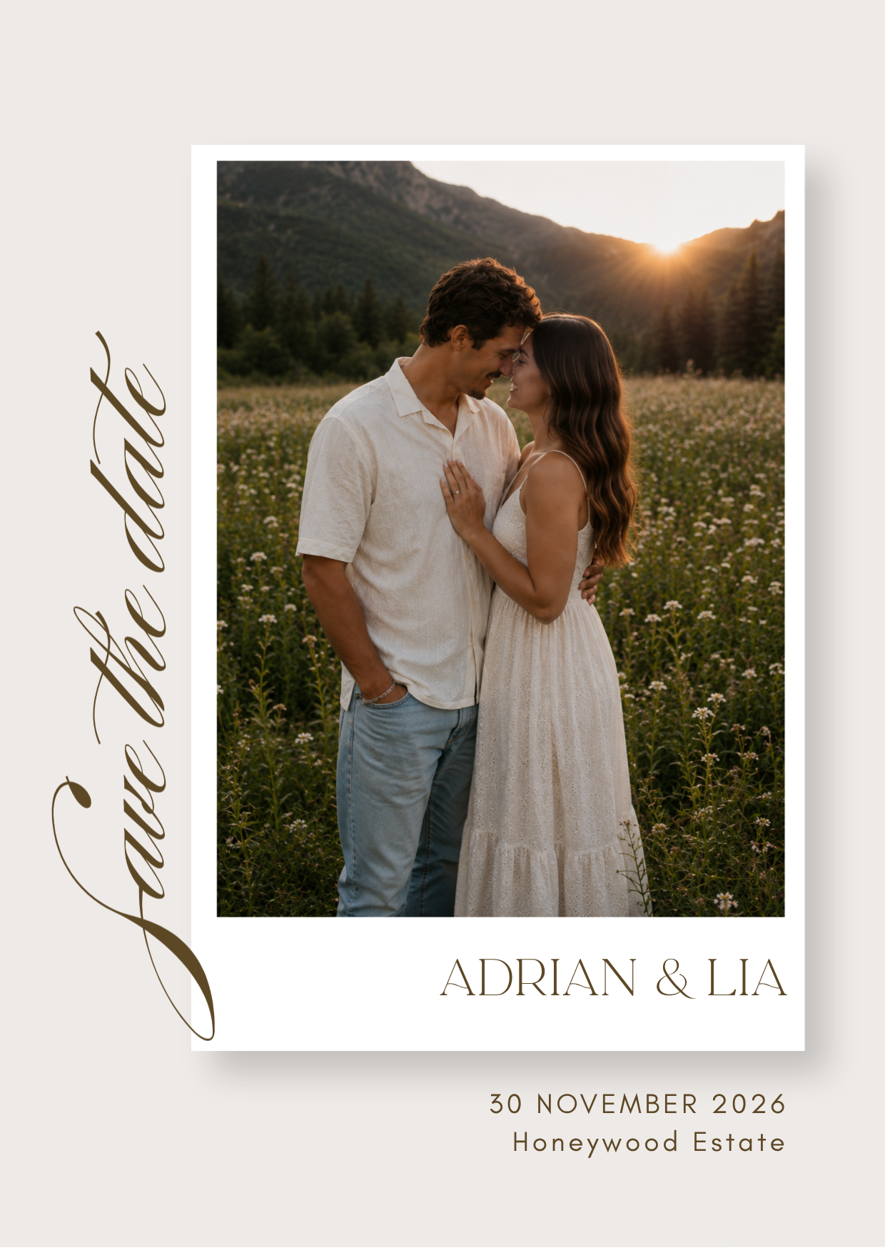 Save The Date Design