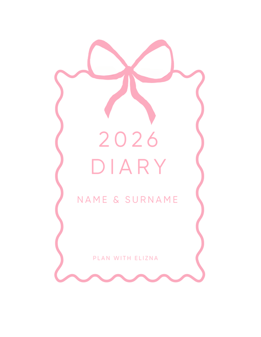 Personalised 2026 Daily Diary - The Megan